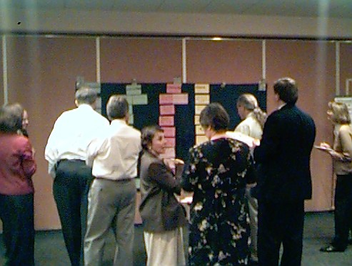 Participants at Sticky Wall